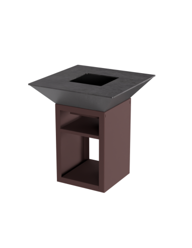 Braséro carré 800×800 – Couleur OXYD (fin de série)